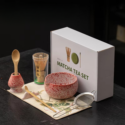 Deluxe Green Tea Set with Bowl and Whisk