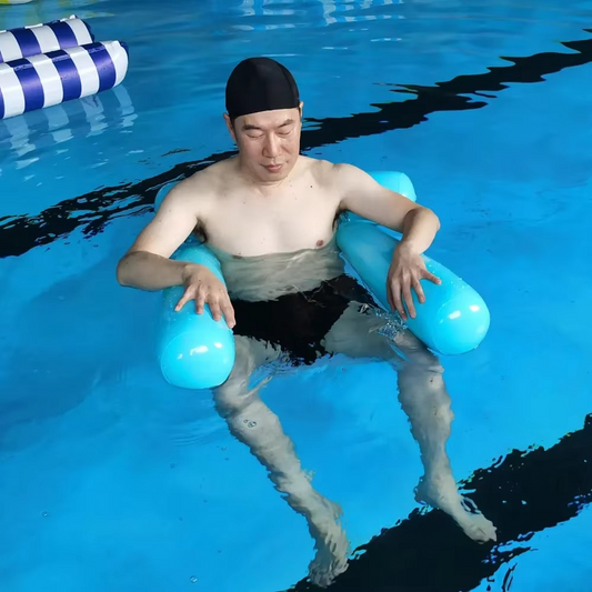 Comfortable Pool Float Lounge Chair Water Hammock Bed - Hehif