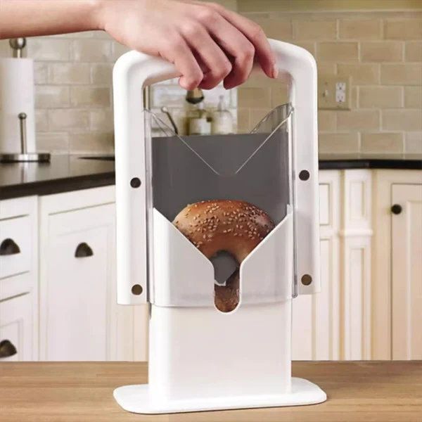 Easy Use Bagel Cutter For All Size Bagels - Hehif