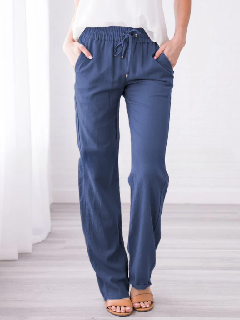 Lightweight Summer Linen Trousers