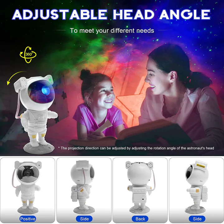 Colorful Space Projector Night Lamp