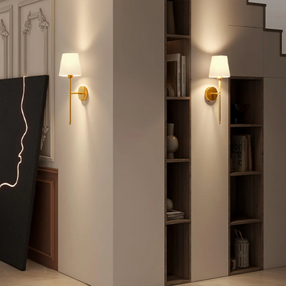 Soft Textile LED Wall Lamp Set with Free Bulbs