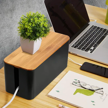 Cable Storage Box for Neat Cord Organization