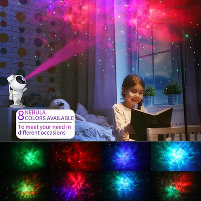 Colorful Space Projector Night Lamp
