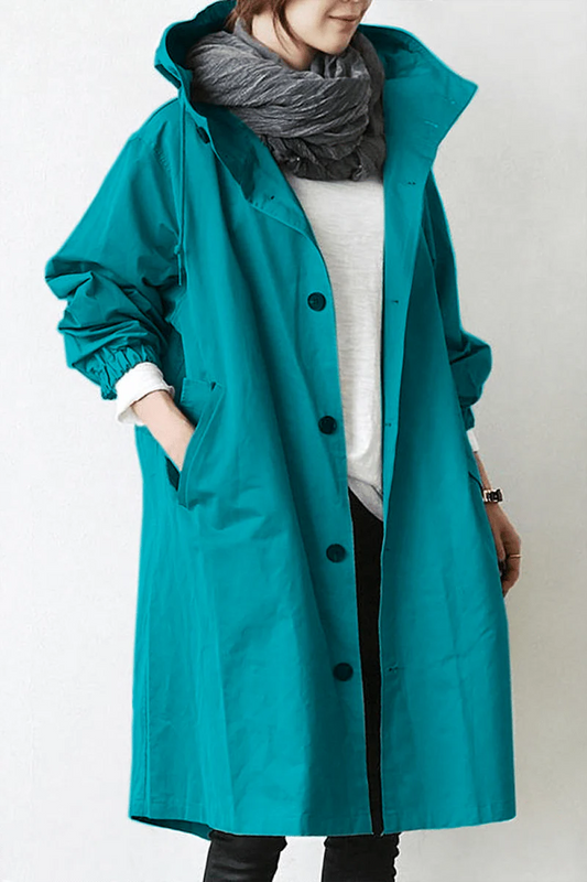 Rainproof Parka Jacket with Hood - Hehif