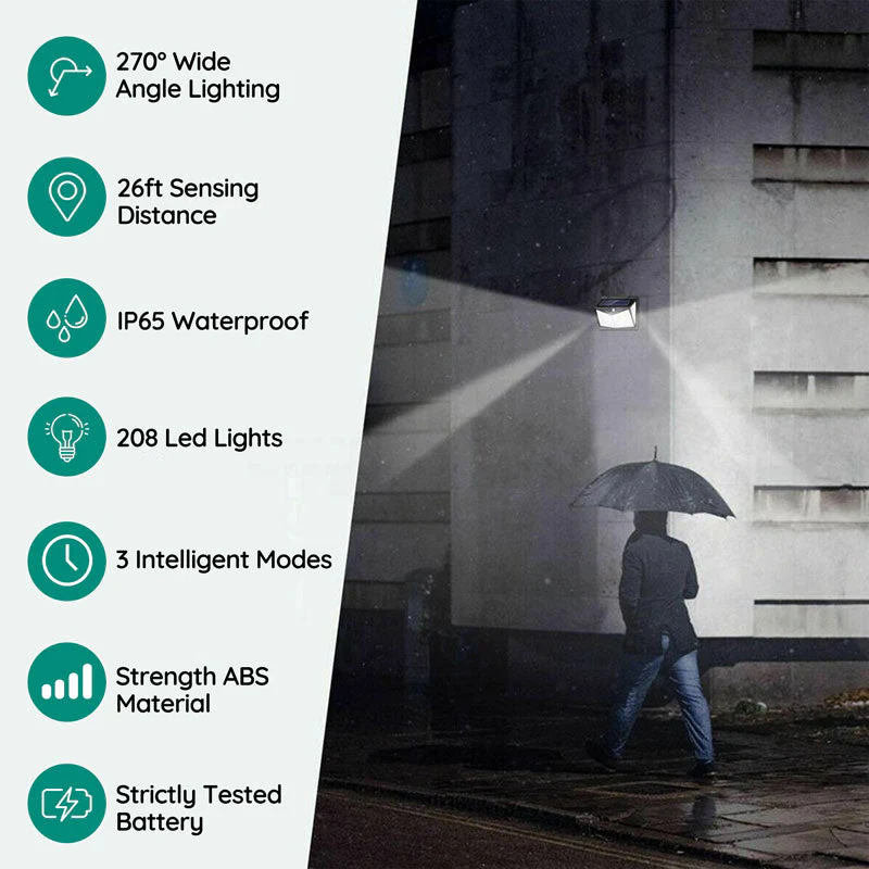 Wireless Solar Powered Garden Light