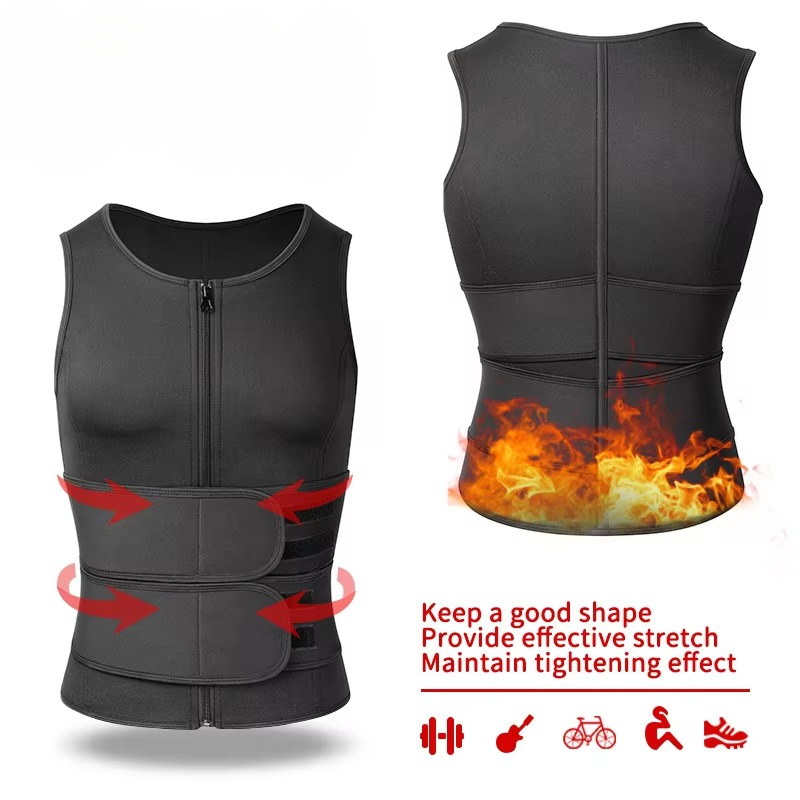 Men's Slim Fit Waist Trainer Tank Top