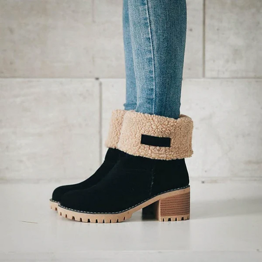 Warm Waterproof Women Snow Boots - Hehif