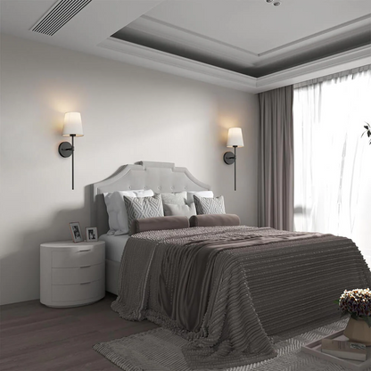 Soft Textile LED Wall Lamp Set with Free Bulbs