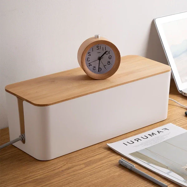 Cable Storage Box for Neat Cord Organization