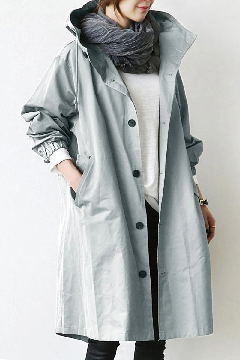 Rainproof Parka Jacket with Hood