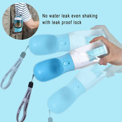 Portable Dog Travel Bowl And Water Bottle