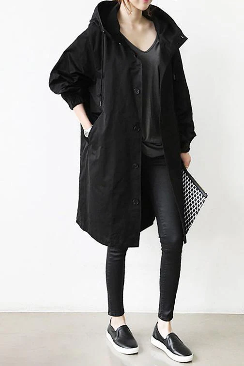 Rainproof Parka Jacket with Hood