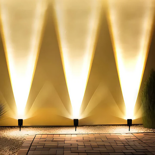 Outdoor LED Solar Powered Color Changing Spot Light - Hehif