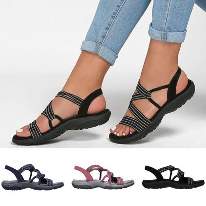 Supportive Summer Strappy Sandals - Hehif