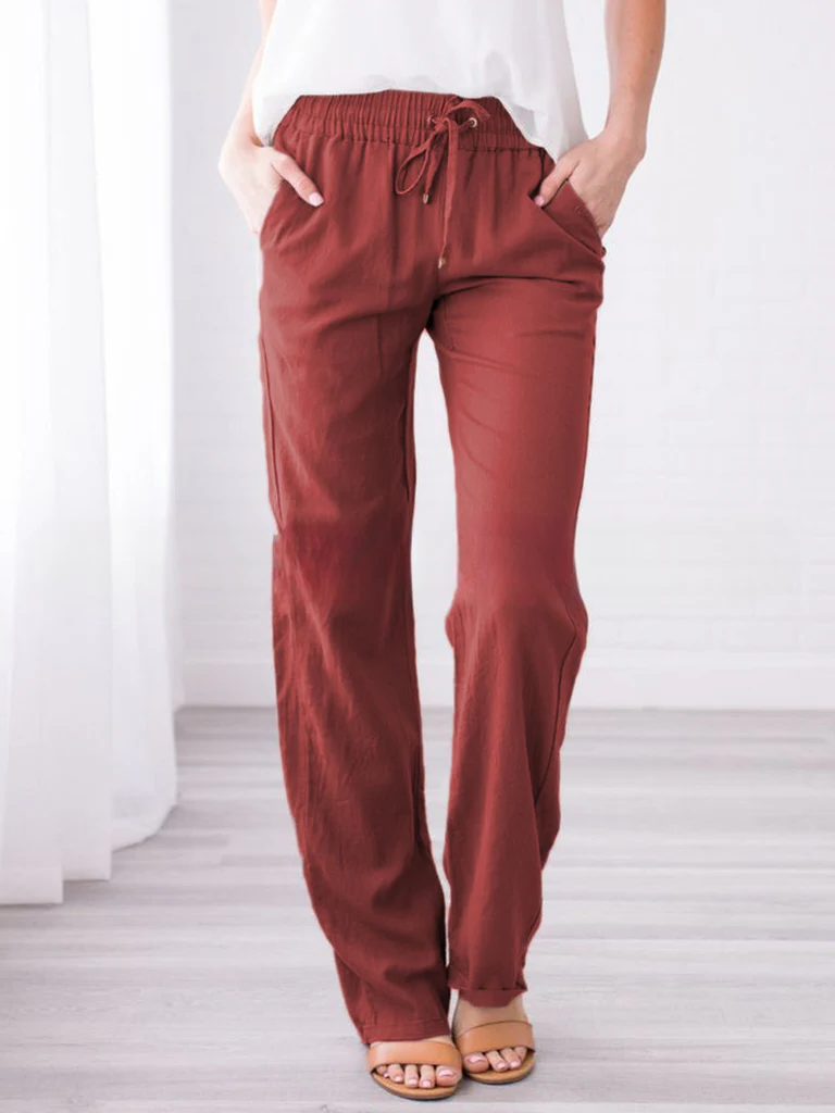 Lightweight Summer Linen Trousers