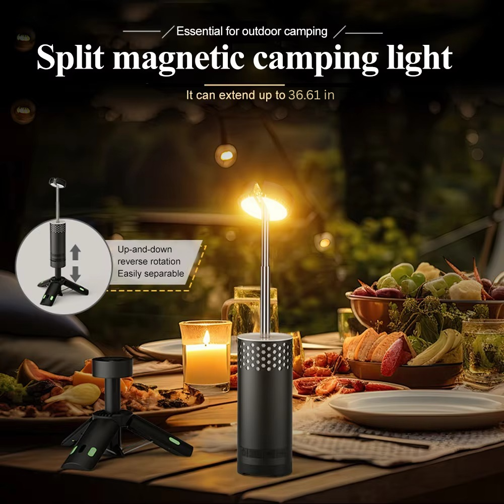 Portable LED Outdoor Lantern with Adjustable Stand