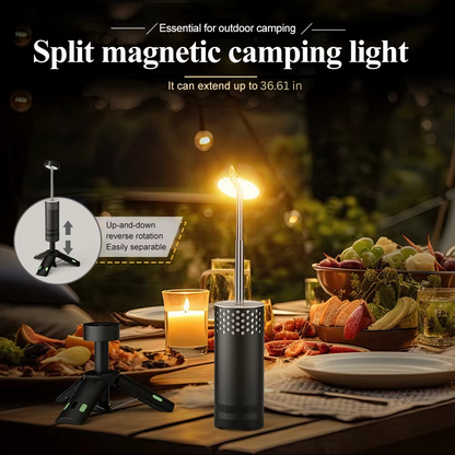 Portable LED Outdoor Lantern with Adjustable Stand