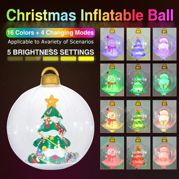 Decorative LED Illuminated Christmas Ball Ornament