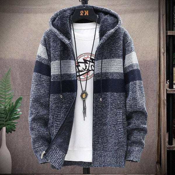 Relaxed Fit Striped Sweater