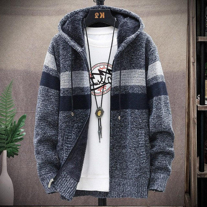 Relaxed Fit Striped Sweater