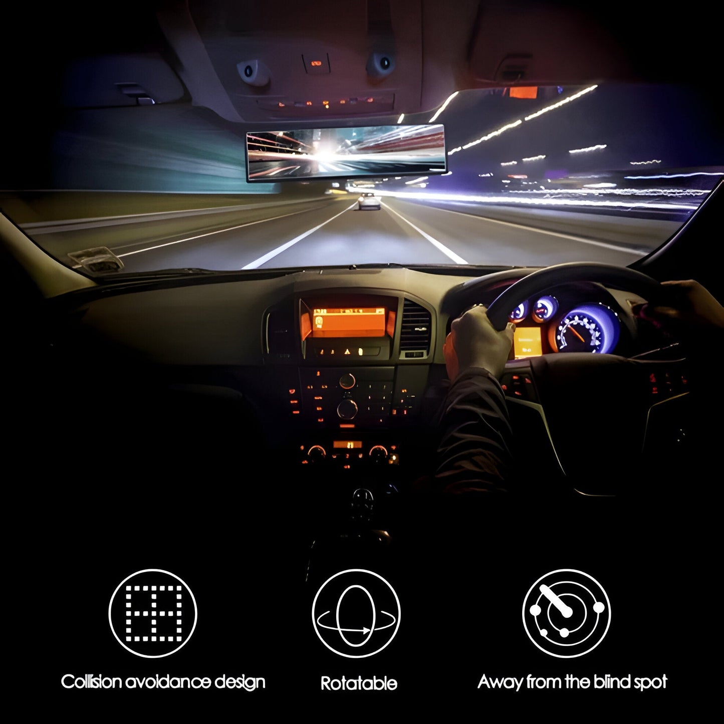 Wide Angle Rearview Mirror