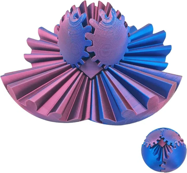 Unique Fidget Gear Ball Toy