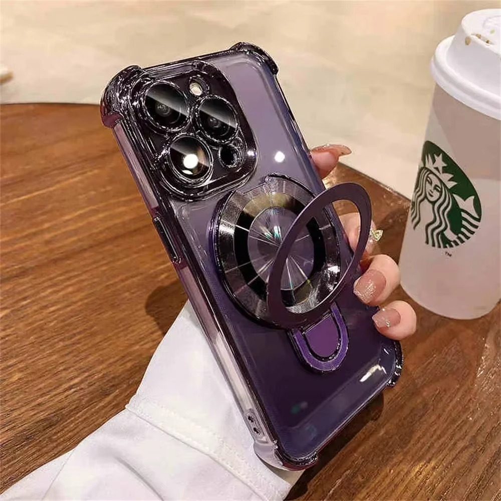 Strong Magnetic iPhone Case with Stand & Impact Protection