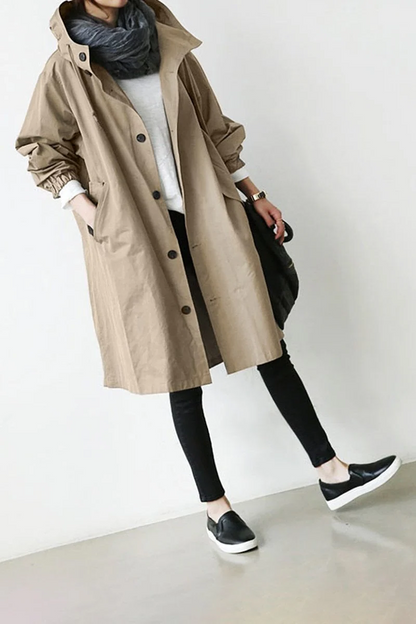 Rainproof Parka Jacket with Hood