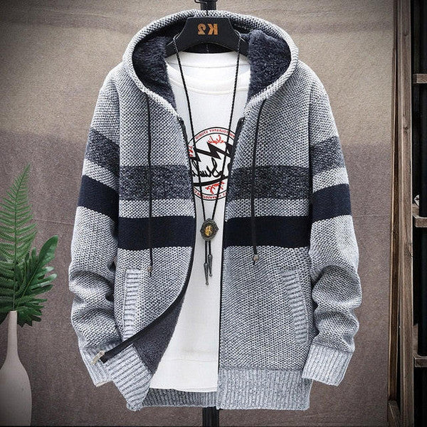 Relaxed Fit Striped Sweater