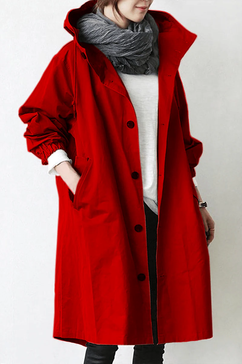Rainproof Parka Jacket with Hood