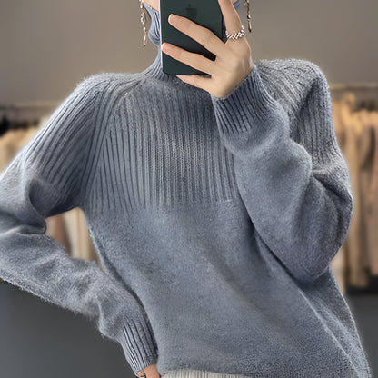 Soft Women's Turtleneck Cashmere Pullover