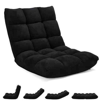 Comfortable 14-Position Padded Folding Chair