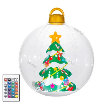 Decorative LED Illuminated Christmas Ball Ornament