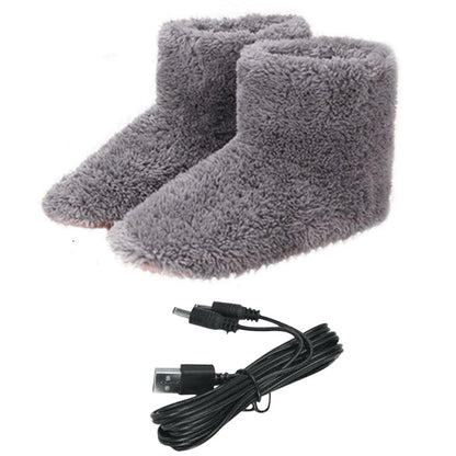 Warm Cozy Electric Slippers for Men Women