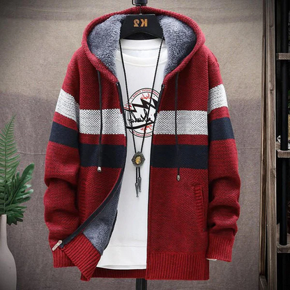 Relaxed Fit Striped Sweater