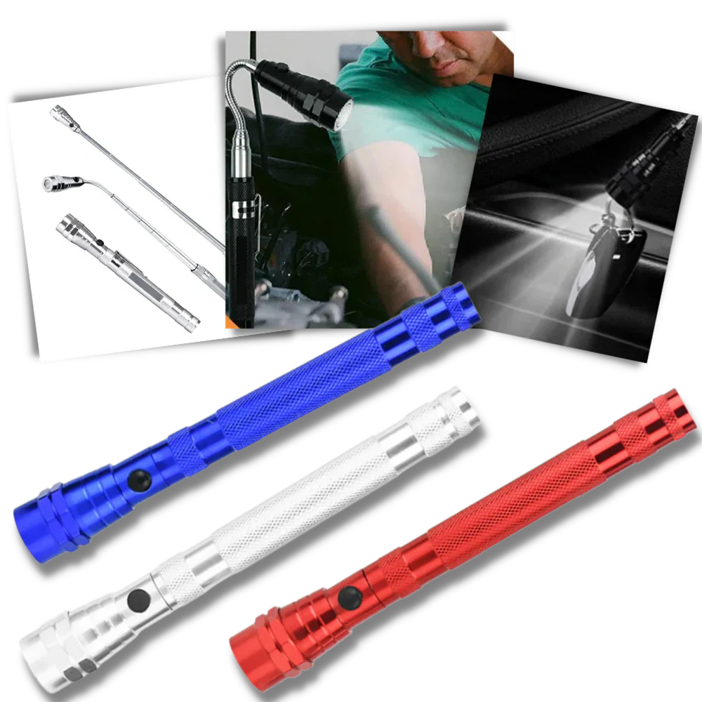 Compact Zoom Magnetic LED Torch
