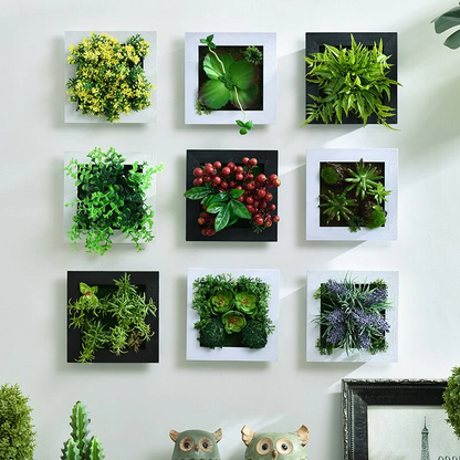 Indoor Fake Greenery Wall Hanging for Home