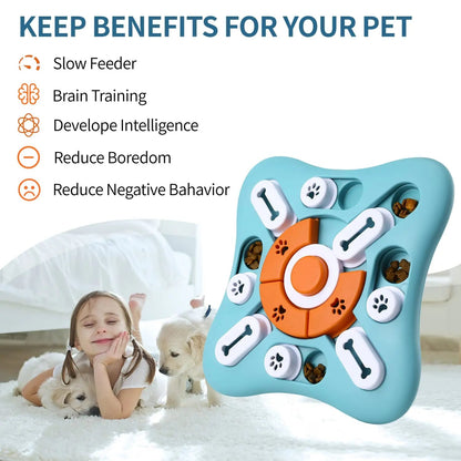Fun Challenge Dog Food Puzzle Toy