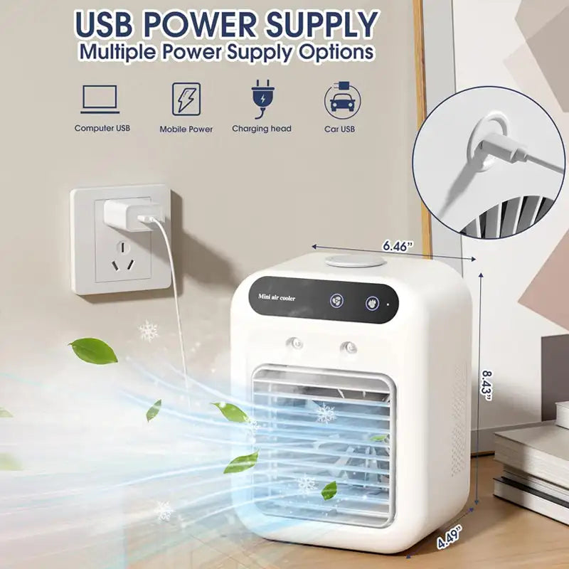 Mini Personal USB Air Conditioner Fan