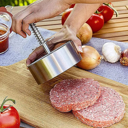 Premium Metal Hamburger Patty Maker Press