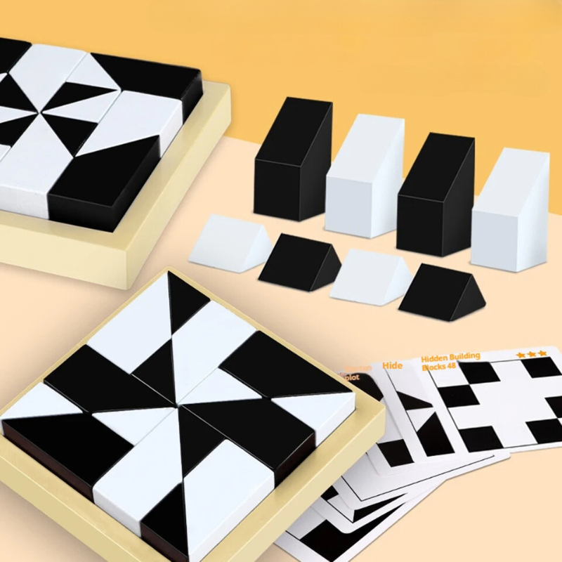 Learning Concealed Brick Challenge Toys - Hehif