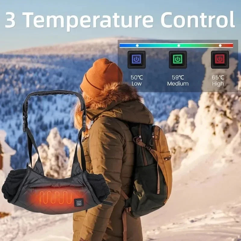 Rechargeable Warm Hand Muff with Thermostatic Control