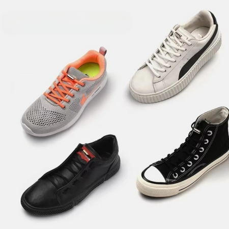 Easy One Pull Laces with Secure Metal Buckle