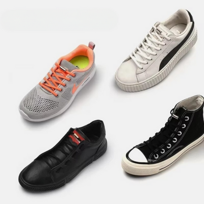 Easy One Pull Laces with Secure Metal Buckle