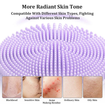 Exfoliating Face Cleanser with Soft Massage Brush