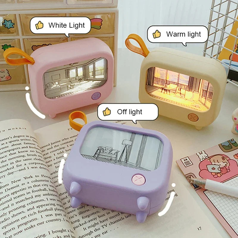 Colorful Small LED Wall Night Lamp