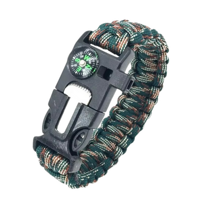 Tactical Survival Paracord Bracelet with Fire Starter