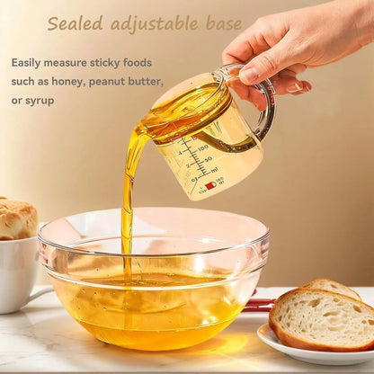 Practical Adjustable Kitchen Measuring Cup Set