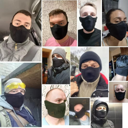 Warm Breathable Cold Weather Bike Mask